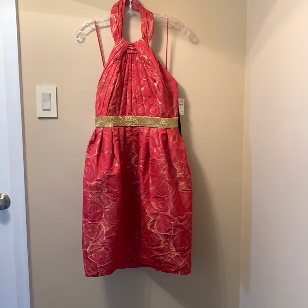 Carmen Marc Valvo bubble party dress